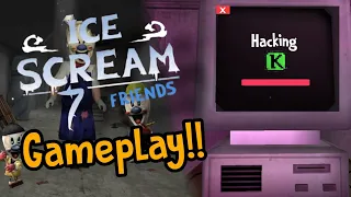 Ice Scream 7 Friends Unofficial Fangame Gameplay 😻😍🤩⚡🎉