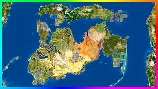 UPDATED HUGE GTA 6/GTA 5 City Expansion Concept Map With Detailed Cities, Features & MORE! (GTA 5)