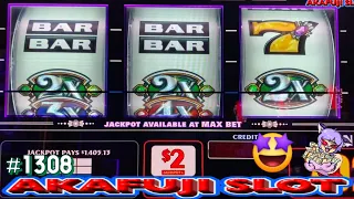 Another New Slot Jackpot🤩4x3x2x Jackpot Plus Slot Machine, Triple Double Gems Slot, YAAMAVA 赤富士スロット