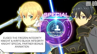 SAO Unleash Blading 2nd Anniversary Eugeo Frozen Integrity Knight Kirito Special Partner Bonus 2021