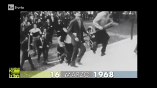 §.1/- Giorno & Storia 16 marzo 1968 Roma, La Sapienza: scontri e guerriglia - Oreste Scalzone ferito