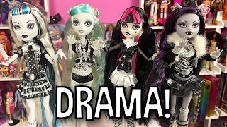 Monster High Reel Drama Dolls Frankie Stein, Clawdeen Wolf, Draculaura and Lagoona Blue Review