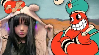 MIRAAA DE QUIEN TE BURLASTE GENIO!☕️🧞‍♂️|CUPHEAD Jefe: Djimmi The Great  Gameplay 🔥