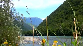 ч1 Дорога на озеро Рица Абхазия Август 2014