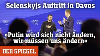 Wirtschaftsforum in Davos: Wie Wolodymyr Selenskyj die Verbündeten aufrüttelt | DER SPIEGEL