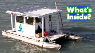 Solar Powered Pontoon Boat Tour!