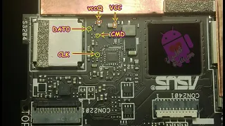 Asus Zenfone 5 A500CG EMMC ISP PINOUT