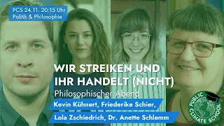 Lola Zschiedrich, Kevin Kühnert, Friederike Schier, Dr Anette Schlemm – Philosophischer Abend #PCS30