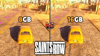 Saints Row 8GB Ram vs 16GB Ram