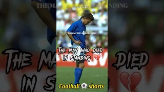 The man who died while standing #football #footballshorts