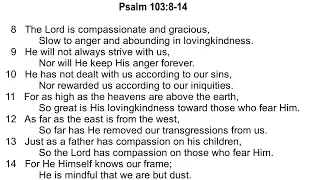 Psalm 103:8-14 Song