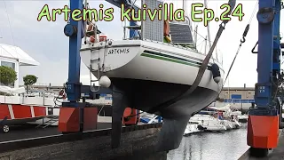 Sailing video 24. Artemis kuivilla