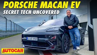 2024 Porsche Macan EV - All the tech on the all-new, all-electric Macan |First Look| @autocarindia1