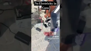 No Electricity In Gaza | #israel #israelnews #gaza #war #shorts #ytshorts #viral @inriontheway