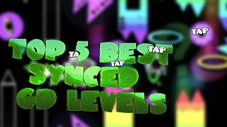 TOP 5 BEST Synced RATED LEVELS in GEOMETRY DASH