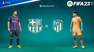 FIFA 23 - Barcelona vs Atletico Madrid  - La liga 2022/23 - PS5 [4K]