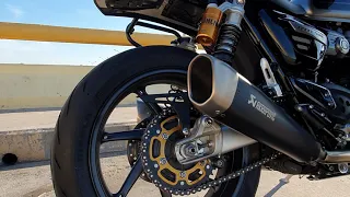 Akrapovic sound triumph speed twin (after used 4000 km.)