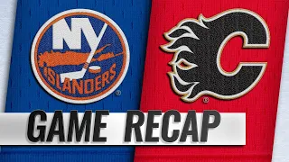 Flames net two quick goals in the 3rd, top Islanders