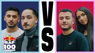 Hava & Ardian Bujupi VS Eren Can & Batu | Rap Duell #2 | Red Bull Rap Einhundert