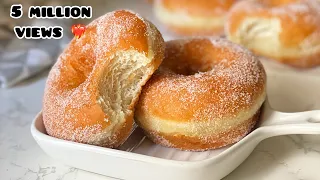 HOW TO MAKE PERFECT, SOFT, FLUFFY AND AIRY RING DOUGHNUTS 4M+ views 🔥