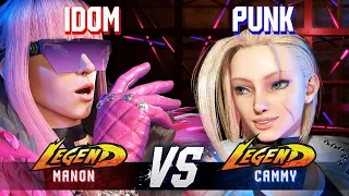 SF6 ▰ IDOM (Manon) vs PUNK (Cammy) ▰ High Level Gameplay