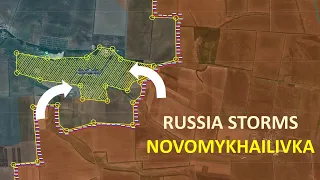 Russian Forces Storms Novomykhailivka l Russian Advance In Avdiivka