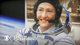 Female astronaut Christina Koch makes history