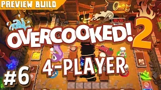 Overcooked 2 - #6 - MINECARTS & BURRITOS!! (Preview Build Gameplay)