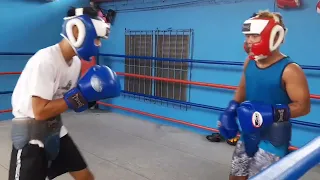 Ar ar Andales Vs Denver Labandia #partnerplay #shadow boxing #punching bag #labandiasvlog