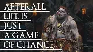 Shadow of War: Middle Earth™ Unique Orc Encounter & Quotes #158 THIS GAMBLER URUK IS KINDA RIGHT...