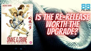 Jackie Chan’s Snake & Crane Arts of Shaolin (1978) 88 Films Old Blu-ray VS Their New One.