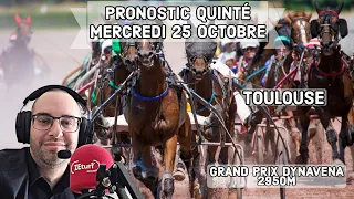 🔴 Pronostic Quinté+ Mercredi 25 Octobre 2023. Toulouse 🔴 Grand Prix Dynavena