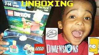 LEGO DIMENSIONS SIMPSONS FUN PACK UNBOXING!!