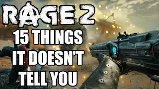 15 Beginners Tips And Tricks RAGE 2 Doesn't Tell You