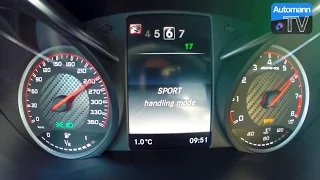 Performmaster AMG GTS (612hp) - 0-250 km/h acceleration (60FPS)