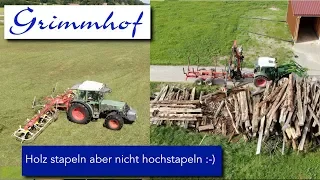 FarmVLOG#28 -Neue Maschine und stapeln,mulchen und mähen.
