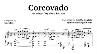 Corcovado| Fred Hersch (Piano Transcription)