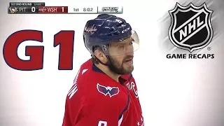 Pittsburgh Penguins vs Washington Capitals. 2018 NHL Playoffs. Round 2. Game 1. 04.26.2018. (HD)