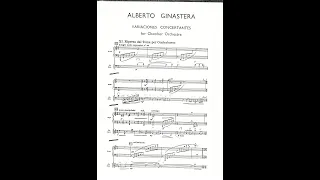 Alberto Ginastera – Variaciones concertantes, Movimiento XI – contrabajo solo