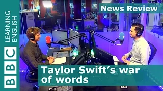 Taylor Swift's war of words: BBC News Review