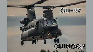 Helicopter BRITISH ARMY CH-47 CHINOOK. Вертолет CH-47 CHINOOK. Baltic International Airshow 2022.