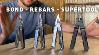 Leatherman Bond v Rebar v Knifeless Rebar v Super Tool 300! Classics Compared!