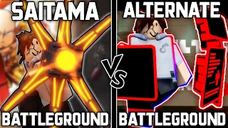 Saitama Battlegrounds VS Alternate Battlegrounds Comparison || Roblox