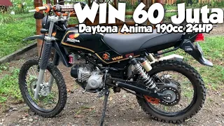 HONDA WIN 60 JUTA x Daytona Anima 190cc 😅 デイトナ