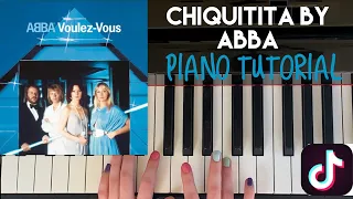 Chiquitita by ABBA - Easy Piano Tutorial (End Riff Only)