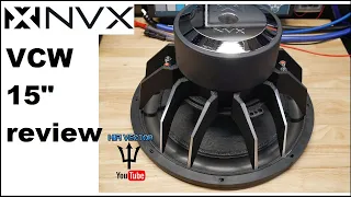 NVX 15" car audio subwoofer review