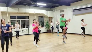 7 minute Bhangra Workout with Khunde (sticks)