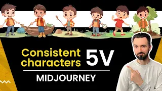 How to Create Consistent Characters in Midjourney V5   Step by step AI Tutorial