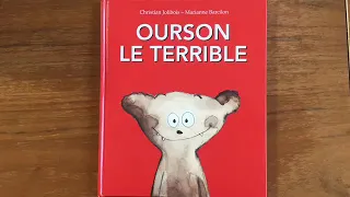 Lecture de l’album « Ourson le terrible » de Christian Jolibois et Marianne Barcilon