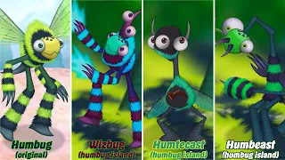 My singing monsters: Original Humbug VS Humbug Island Monsters